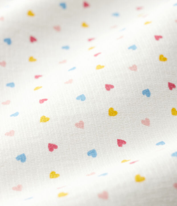 Dors-bien b&eacute;b&eacute; molleton en coton biologique blanc/jaune/multicouleur